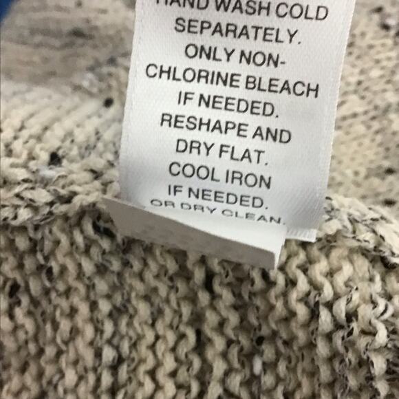 J. Jill Pure Marled Cowhide Speckle Textured Round Neck Pullover Sweater sz M - Picture 8 of 9